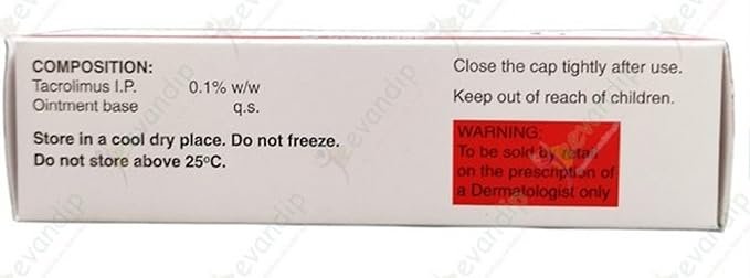 Tacrolimus 0.1% w/w oint (Tacroz Forte XL Ointment) - Image 2