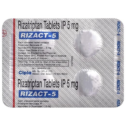 Rizatriptan 5mg (Rizact 5) - Image 3