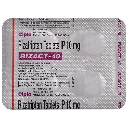 Rizatriptan 10mg (Rizact 10) - Image 3