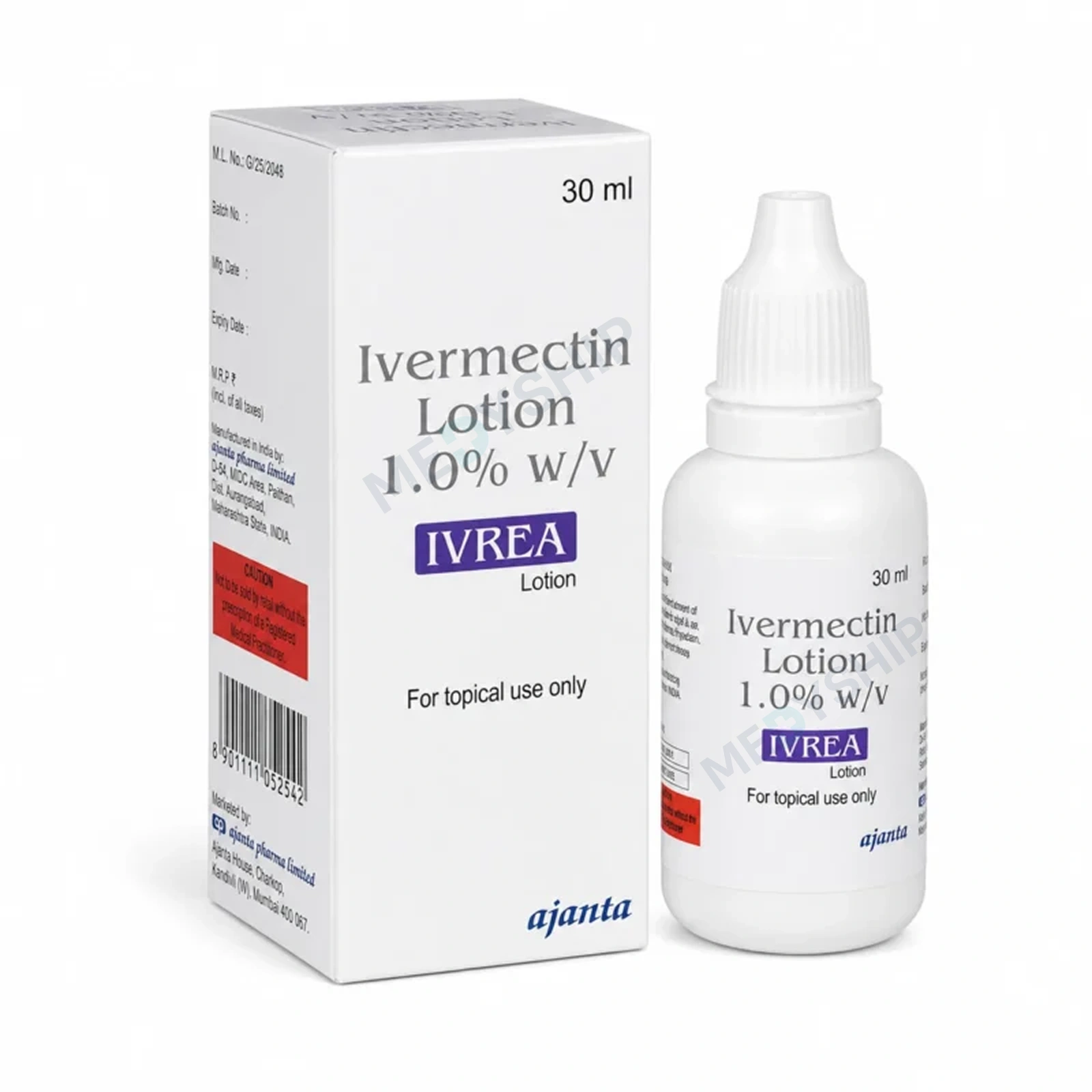 Ivermectin 1% lotion (Ivrea 1% lotion)