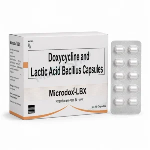 Doxycycline 100mg + Lactobacillus 5 Billion Spores (Microdox-LBX Capsule)