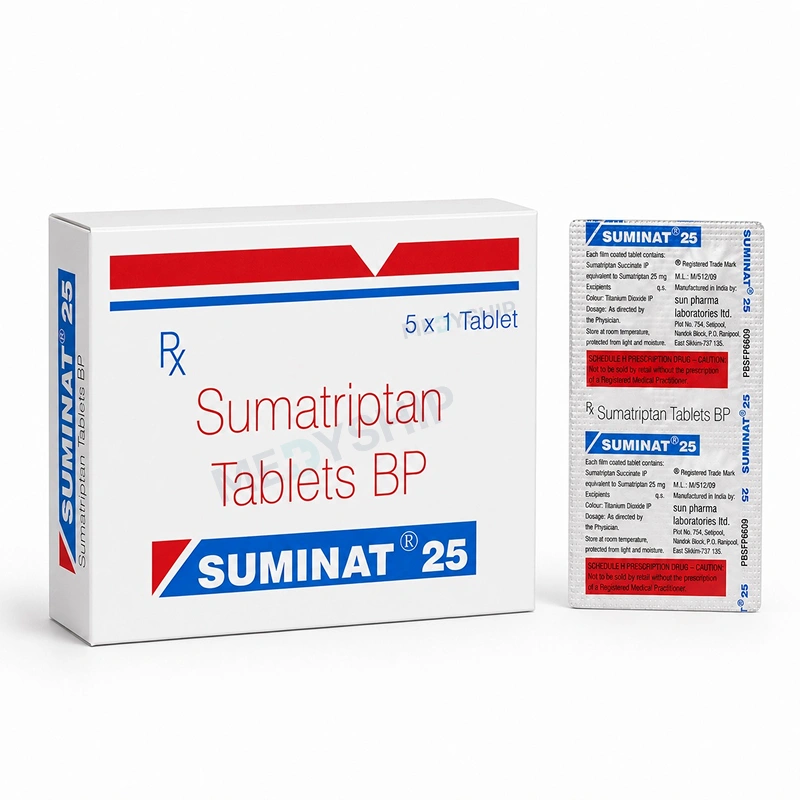 Sumatriptan 25mg ( Suminat 25mg Tablet )