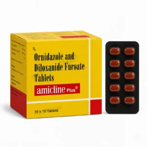 Amicline Plus (Ornidazole + Diloxanide furoate)