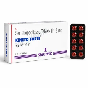 Tab Serratiopeptidase 15mg (Kineto Forte Tablet)