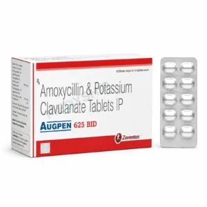 Amoxycillin 500mg + Clavulanic Acid 125mg (Augupen 625  BD)
